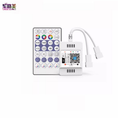 DC5V 12V 24V Bluetooth-kompatibilis vezeték nélküli WiFi vezérlő, RGB/RGBW RF LED vezérlő 5050 WS2811 WS2812B Pixel led szalaghoz