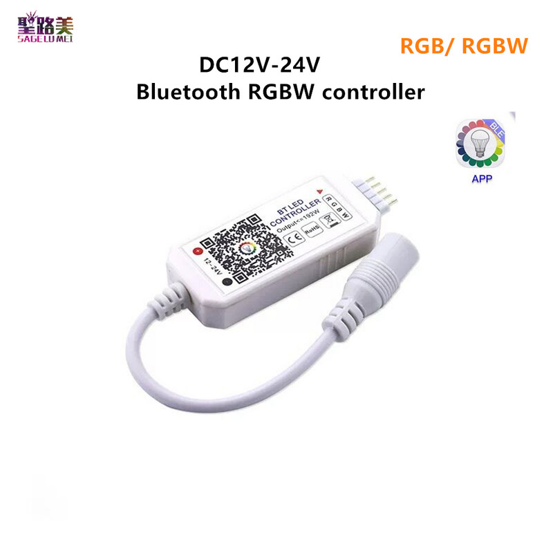 DC5V 12V 24V Bluetooth-kompatibilis vezeték nélküli WiFi vezérlő, RGB/RGBW RF LED vezérlő 5050 WS2811 WS2812B Pixel led szalaghoz