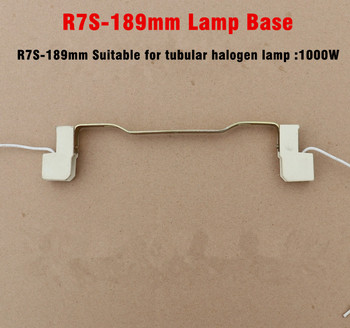 78/118/189mm R7S Flood Halogen Light Bulb Κεραμική βάση βάσης λάμπας Προσαρμογέας υποδοχή R7S Lampholders Stage Lights Holder X1 Pottery