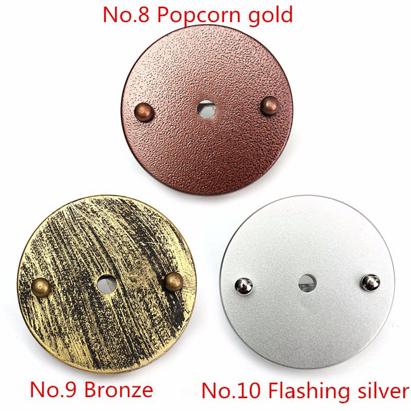 100mm 120mm Soclu metalic din fier Suport bază lampă Baldachin de tavan Montare aplice de perete Bază cu LED Baza cu disc de lampă cu pandantiv de epocă