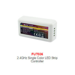 Milight 2.4G RF FUT037 FUT038 FUT039 LED RGB vezérlő FUT035 FUT036 fényerő-szabályozó egyszínű CCT RGBW RGB+CCT szalagos lámpához