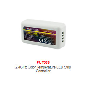 Milight 2.4G RF FUT037 FUT038 FUT039 LED RGB vezérlő FUT035 FUT036 fényerő-szabályozó egyszínű CCT RGBW RGB+CCT szalagos lámpához