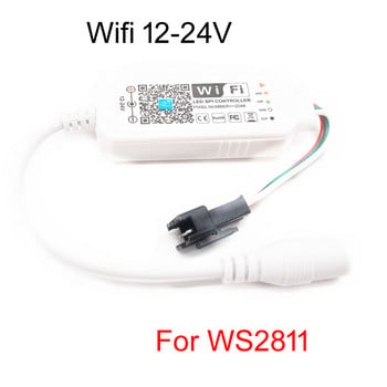 DC5V 12V 24V RGB LED Wifi Controller RGBW RGBWW LED WiFi συμβατό με Bluetooth για 5050 2835 WS2811 WS2812B λωρίδα led Magic Home