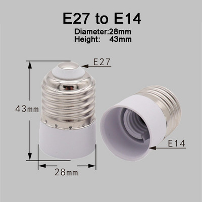 E12 E14 E17 E27 E40 B22 GU5.3 MR16 GU10 G4 G9 G24 alap foglalat átalakító adapter lámpa izzójához