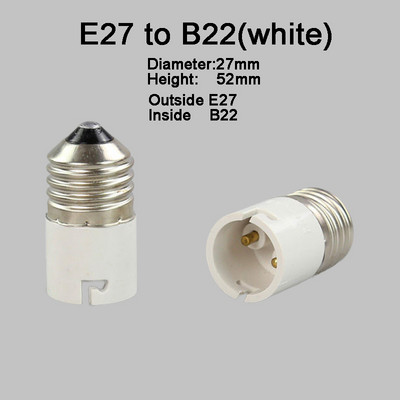 E12 E14 E17 E27 E40 B22 GU5.3 MR16 GU10 G4 G9 G24 alap foglalat átalakító adapter lámpa izzójához
