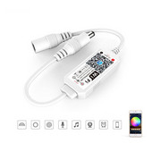 Smart Magic otthoni Wifi vezérlő egyszínű LED szalaglámpához DC 5V 12V 24V Vezeték nélküli hangidőzítő Zene APP vezérlő Dimmer