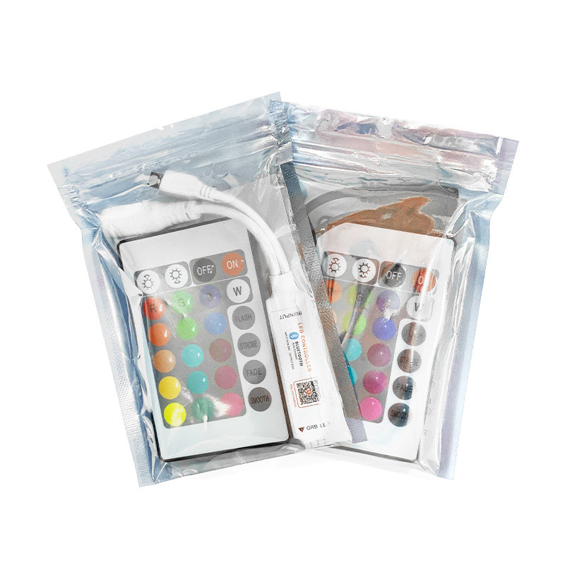 24 Keys Tuya RGB Controller Beacon Bluetooth IR LED Strip Light távirányító DC5-24V COB Tape Lights Phone APP Dimmer