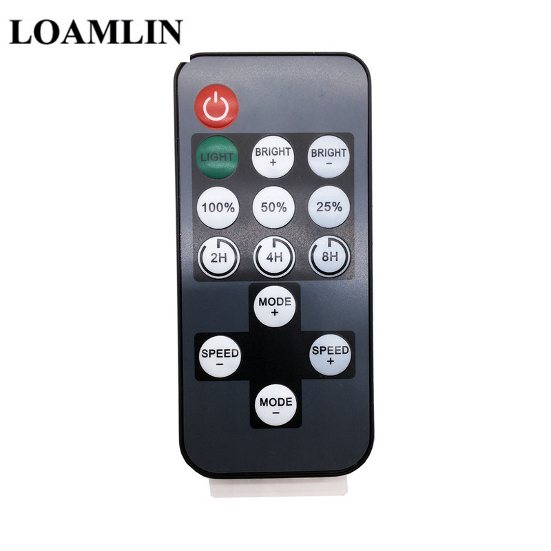 5-24V 14 gombos RF LED szalagvezérlő mini dimmer RF távirányító 5050 2835 LED szalaghoz, egyszínű