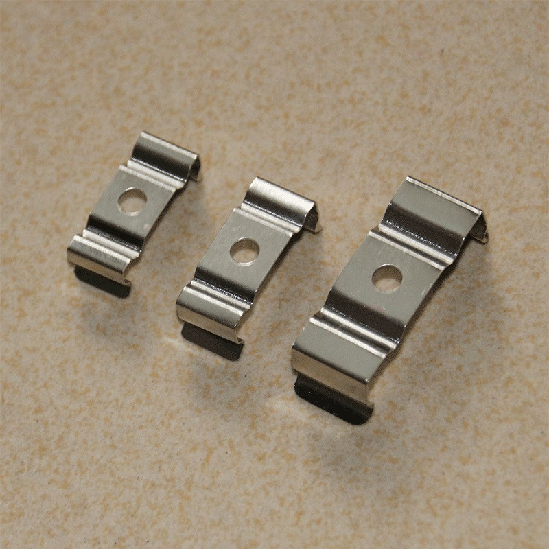 Camal 5db/tétel Króm T4/T5/T8 LED-es rögzítőkapcsok / csőkapcsok Fény világítási tartozékok Fix klips rögzítőkonzol Nikkelezés