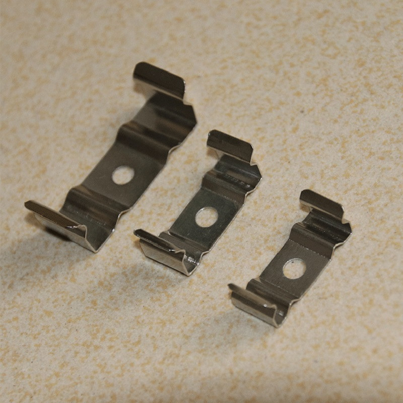 Camal 5db/tétel Króm T4/T5/T8 LED-es rögzítőkapcsok / csőkapcsok Fény világítási tartozékok Fix klips rögzítőkonzol Nikkelezés