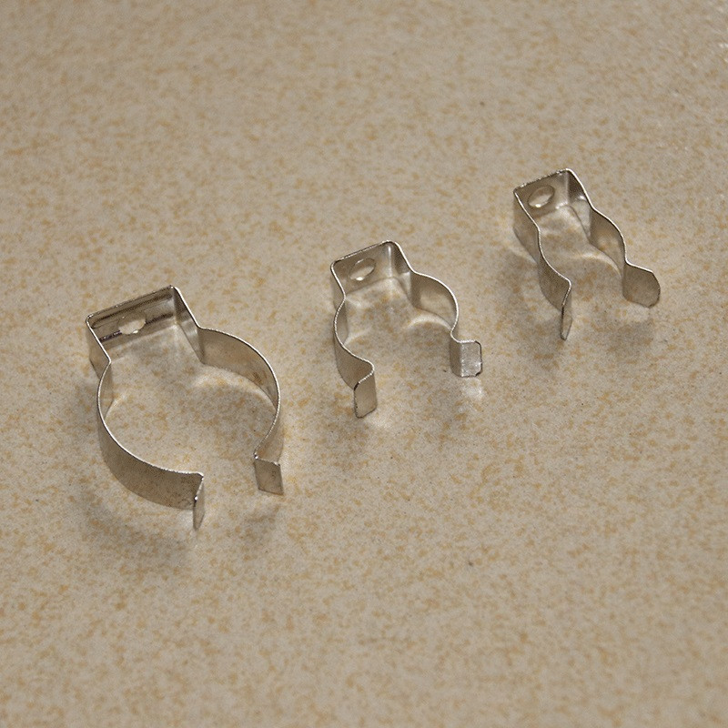 Camal 5db/tétel Króm T4/T5/T8 LED-es rögzítőkapcsok / csőkapcsok Fény világítási tartozékok Fix klips rögzítőkonzol Nikkelezés