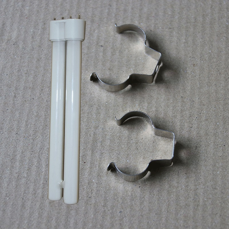 Camal 5db/tétel Króm T4/T5/T8 LED-es rögzítőkapcsok / csőkapcsok Fény világítási tartozékok Fix klips rögzítőkonzol Nikkelezés