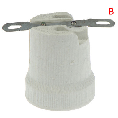 Lámpatalp E27 Vintage kerámia Edison lámpaszerelvények Aljzat Lámpatalp Tartozék Tartozék rögzítőkonzol Nagy csavaros sapka