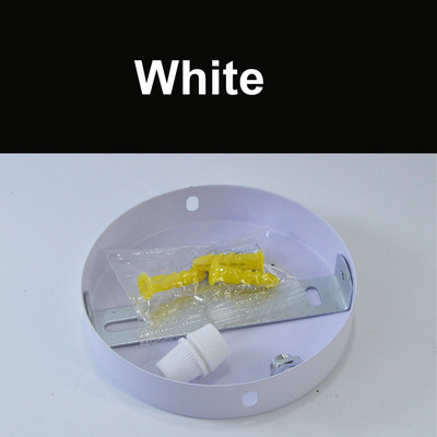 Függesztett csillár Lámpalap Fém Mennyezet Fix alváz Fekete Faltalp Rögzített Tartozékok 10cm Barkácsolás Retro Függeszték Eszközök