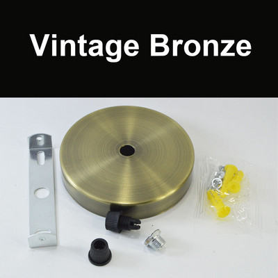 Függesztett csillár Lámpalap Fém Mennyezet Fix alváz Fekete Faltalp Rögzített Tartozékok 10cm Barkácsolás Retro Függeszték Eszközök