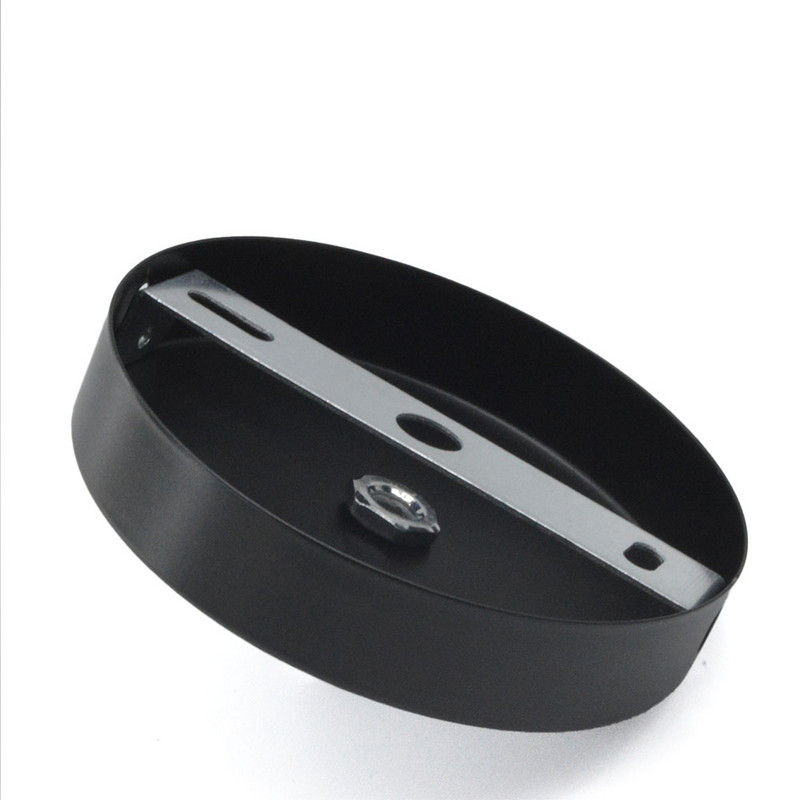 Függesztett csillár Lámpalap Fém Mennyezet Fix alváz Fekete Faltalp Rögzített Tartozékok 10cm Barkácsolás Retro Függeszték Eszközök