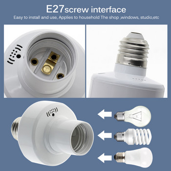 E27 Безжично дистанционно управление Основа на лампата Превключвател за включване/изключване Държач на гнездо 15M обхват RC Смарт устройство 110V 220V