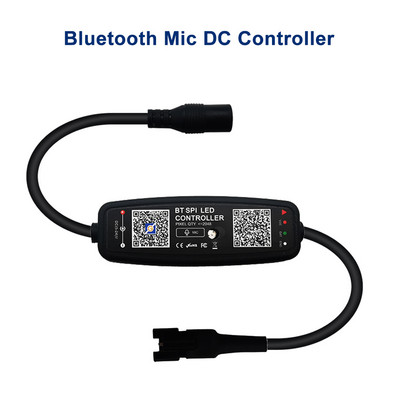 DC5-24V 28 gombos led vezérlő zenével Bluetooth alkalmazás távirányító Smart 5050 RGB egyedi címezhető szalagfényhez 2048 pixel