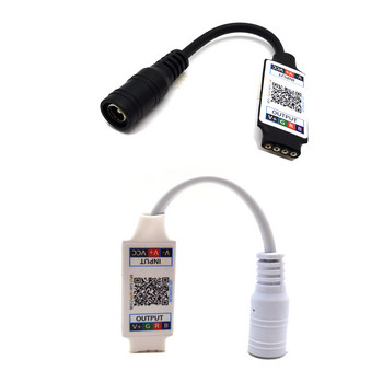 Mini RGB Bluetooth-съвместим контролер DC 5V 12V 24V Music BT Smart APP контролер Управление на светлинна лента за RGB LED лента