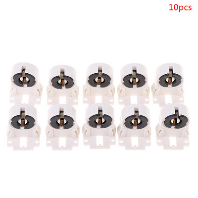 10db/20db/csomag T8/G13 fluoreszkáló lámpatartó Hőálló lámpatartó Fénycső tartó Lámpatartozékok