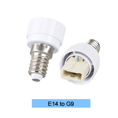 Lámpatalp átalakítás E27 - E14 Lámpatartó átalakítók E14 - E27 EU - E27 Adapterfoglalat MR16 GU10 G9 B22 E12 Tűzálló