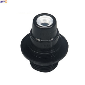 IWHD műanyag szerelvény Douille E27 E14 foglalatú izzótartó 110-220V Portalamparas E27 lámpatartó talp LED Retro Vintage UL CE