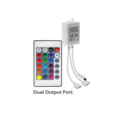 24 kulcsos RGB vezérlő 12 V rgb LED fényszalag 4 tűs csatlakozó Univerzális távirányító IR vezérlő 5050 2835 LED szalaglámpa