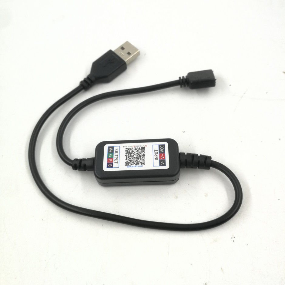 Mini Rgb Bluetooth Controller Dc 5v 12v 24v Mini Music Bluetooth
