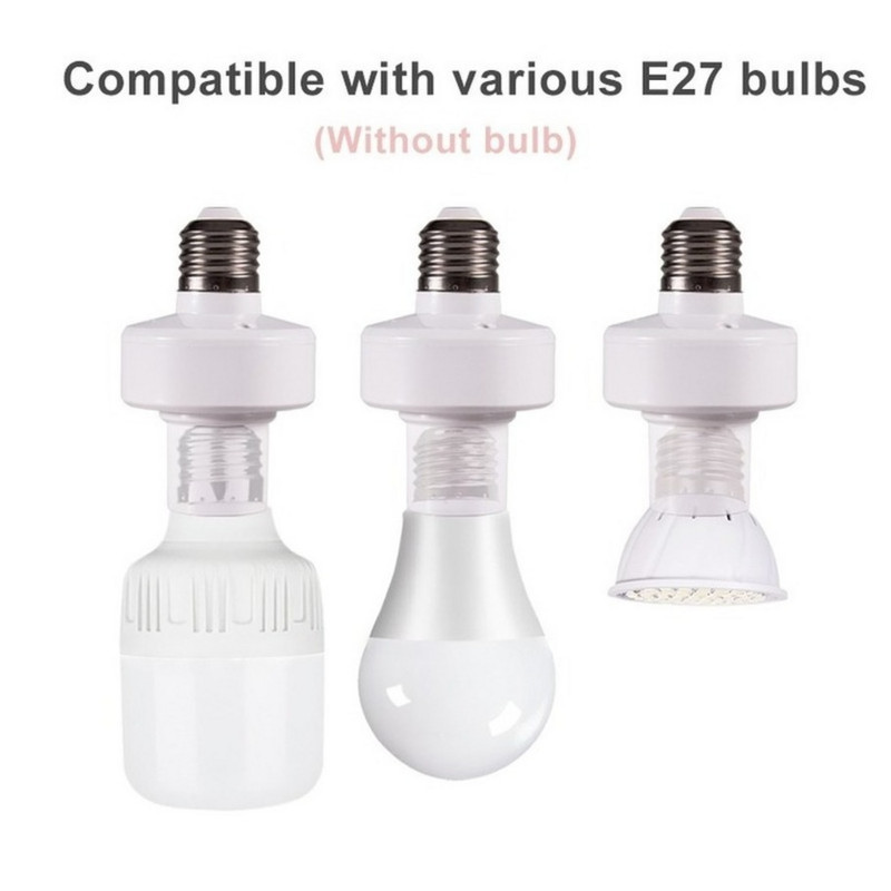 Vezeték nélküli távirányító intelligens időzítő kapcsoló E27-E27 lámpatartó 220V ház több lámpa kapcsoló baba szoba hálószoba időzítő kapcsoló