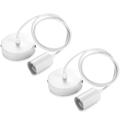 Led alap függőlámpák 1m E26 E27 lámpatartó foglalat 110V 220V lámpa E27 talp barkácsolás retro függőlámpa tartozékokhoz