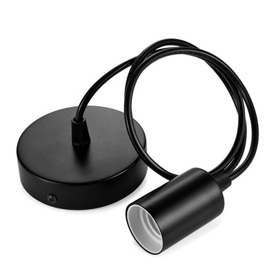 Led alap függőlámpák 1m E26 E27 lámpatartó foglalat 110V 220V lámpa E27 talp barkácsolás retro függőlámpa tartozékokhoz