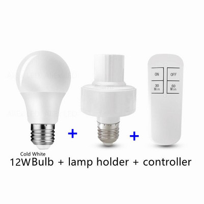 E27 vezeték nélküli távirányítós lámpa AC220V tartó Kiváló minőségű 20M alap be/ki kapcsoló aljzat tartomány intelligens eszköz LED izzóhoz