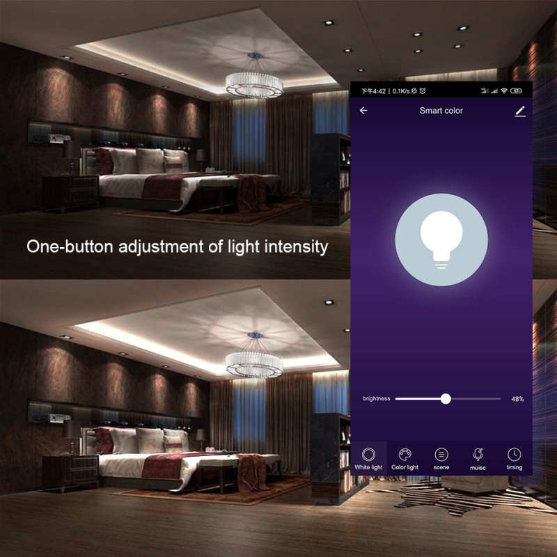 Tuya WiFi RGBW vezérlő DC5-24V LED fénycsíkhoz RGB vezérlő Smart Life APP időzítés hangvezérlés az Alexa Google Home segítségével