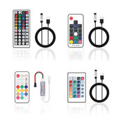 17 gombos 24 gombos 44 gombos LED RGB vezérlő USB vezeték nélküli távirányító, 5050 2835 WS2812 WS2811 5 V LED fénycsík USB interfészhez