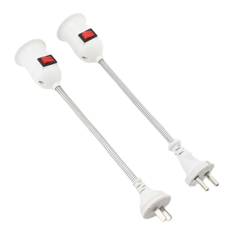 E27 foglalatú lámpa izzótartó lámpa foglalat kapcsolóval EU USA dugaszoló lámpatartó energiatakarékos lámpatest LED asztali lámpa led alap