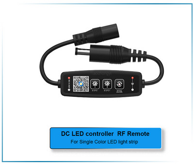 Egyszínű LED szalagos fényerőszabályzó vezérlő BT/APP gomb 11 gombos RF távirányító 5050 2835 SMD COB szalagos lámpa DC5-24V