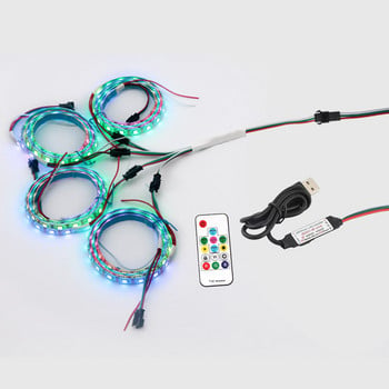 TTL LED ενισχυτής Repeater για WS2811 WS2812B SK6812 3Pin Addressable RGBIC Warm White Horse Race LED Strip Strip DC 5V-24V