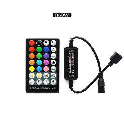 Controller LED 12V Mini DC 5V 4Pin RGB CCT 24V 5Pin RGBW Controller 2.4g RF LED fără fir bandă Dimmer Dimmer Telecomanda