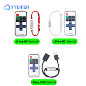 DC 5-24V 11 taste RF LED bandă telecomandă LED Dimmer 11 taste DC control 11 taste-USB-control pentru LED 5050 2835 bandă unică