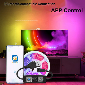 WS2812 WS2811 LED светлинен контролер DC5-24V Bluetooth-съвместим Музикален AAP Дистанционно управление За SK6812 Pixel led лента