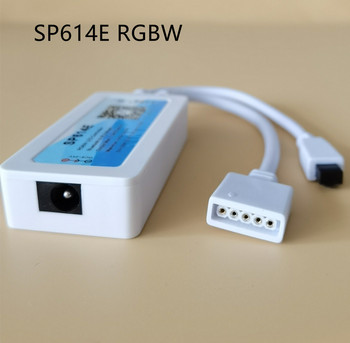 SP613E RGB/SP614E RGBW 3CH 4CH Bluetooth-съвместим LED музикален контролер с IR дистанционно за WS2813 WS2815 LED Pixels Strip Light