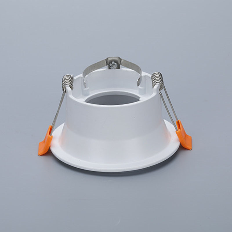 Rotund încastrat LED plafon plafon montare cadru din aluminiu MR16 GU10 bec înlocuibil suport lampă spot Fixare soclu