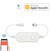 Homekit TUYA WIFI Siri hääljuhtimine Smart Mini Led ribakontroller 5V RGB Dimmeri kontroller Alexa Echo Plus hääljuhtimine