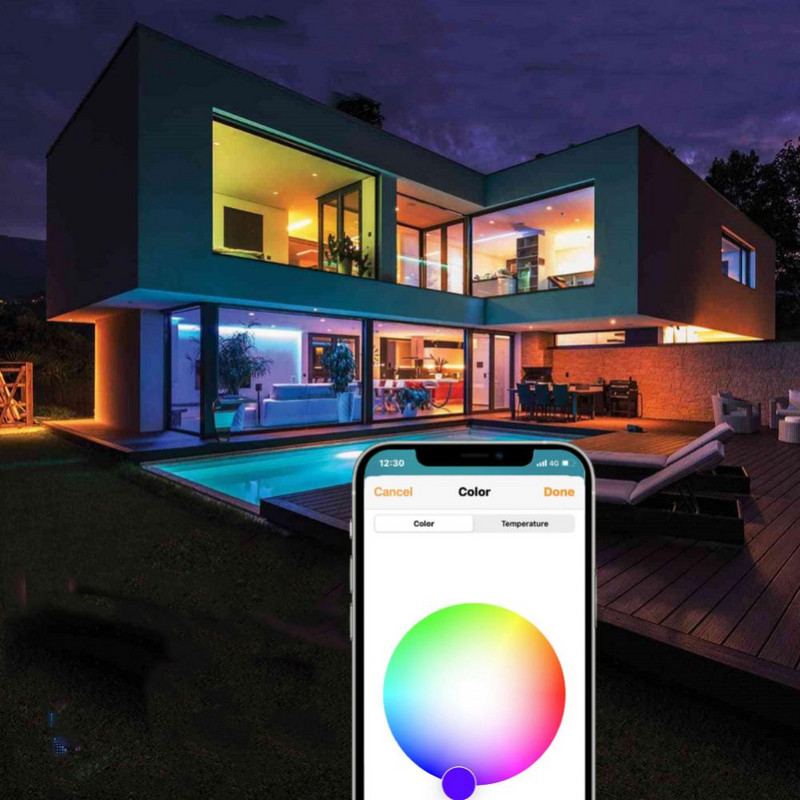 Homekit TUYA WIFI Siri hääljuhtimine Smart Mini Led ribakontroller 5V RGB Dimmeri kontroller Alexa Echo Plus hääljuhtimine