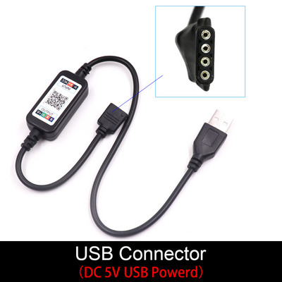 5V USB LED RGB Controler Wifi Aplicație mobilă controlată pentru iluminare de fundal TV DC 12V 24V Led bandă Telecomandă Acasă Colorat Music Dimmer