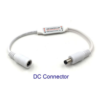 Τηλεχειριστήριο LED Strip Light 5V 12V 24V Wireless RF Dimmer 11Key for LED Tape Lamp Dimming DC Wire Head Remote Regulator