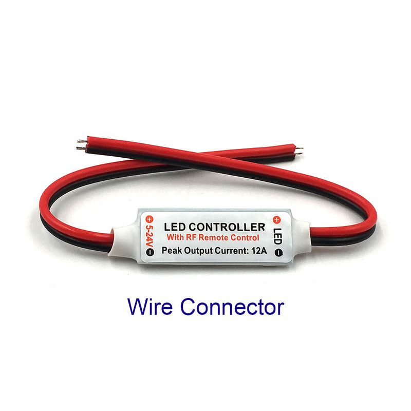 LED sloksnes gaismas tālvadības pults 5 V 12 V 24 V bezvadu RF dimmer 11 taustiņš LED lentes lampas aptumšošanas līdzstrāvas vadu galvas tālvadības regulatoram