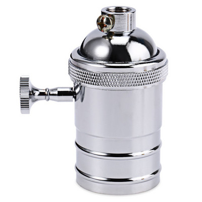 6 spalvų retro varinis „pasidaryk pats“ lempos laikiklis su jungikliu E26 E27 „Edison Vintage“ apšvietimo varžto lizdas, antikvarinis žalvarinis lempos laikiklio tvirtinimas