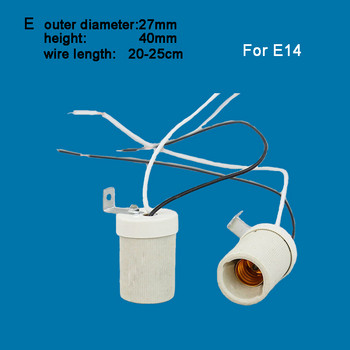 E14 E12 B22 E10 Държач на цокъла с винтова основа за крушка на електрическа лампа
