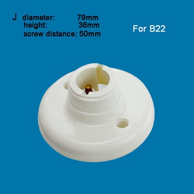 E14 E12 B22 E10 Βιδωτή βάση υποδοχής για λάμπα λαμπτήρα